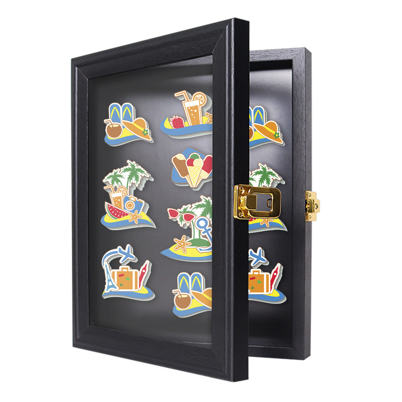 Cross-Border Flip-Top Refrigerator Magnet Magnetic Absorption Frame 20inch A3 Museum Magnet Badge Photo Frame Collection Display Frame Cross-Border Flip-Top Refrigerator Magnet Magnetic Absorption Frame 20inch A3 Museum Magnet Badge Photo Frame Collection Display Frame