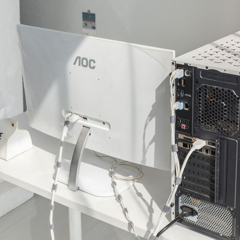 データライン収納神器マジックテープ理線器パソコンケーブル付きデスクトップ電線ケーブル固定バンド|undefined