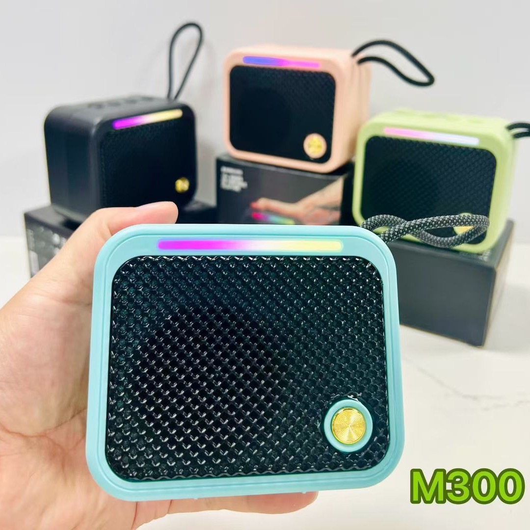 Mafangfang Speaker M300 Wireless Bluetooth Speaker Outdoor Portable Led Atmosphere Light Mini Lanyard Small Speaker