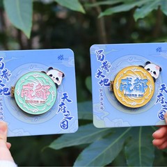四川省成都文化クリエイティブ観光お土産イベント金属冷蔵庫マグネット
