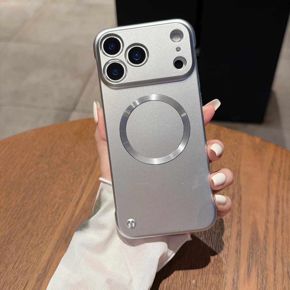 适用苹果18Pro手机壳iPhone17Promax高级感磁吸无边框车载保护16