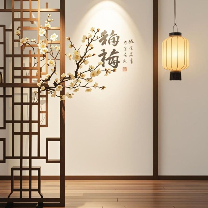 新中式背景布直播主播背景布3D立体古风背景布网红抖音带货背景布|undefined