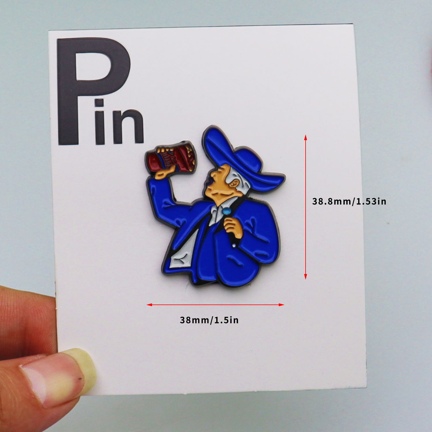 Metal hat clip Classification Cute Pin Human Cartoon Alloy Iron Unisex Metal Hat Clip