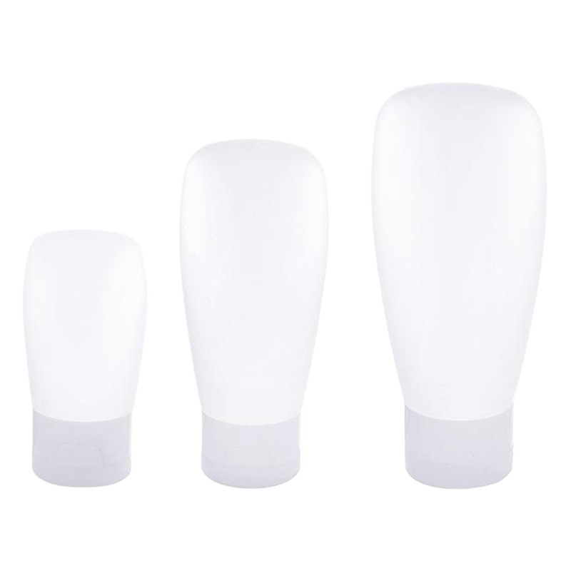Portable Squeeze Bottle Travel Press Face Wash Lotion Milk Shower Gel Shampoo Plastic Soft Bottle Set