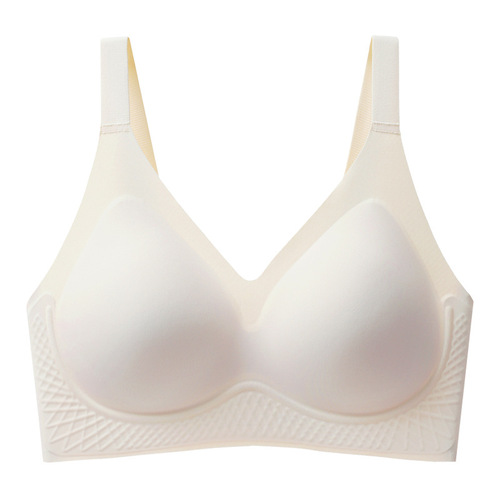 Underwear for women with big breasts, summer thin, steel-free sports breast-retracting, adjustable anti-sagging large size bra