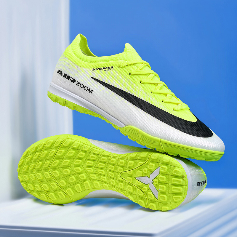 Zapatillas de Fútbol de Tejido Volador Caña Baja de TPU Ligero para Césped Artificial