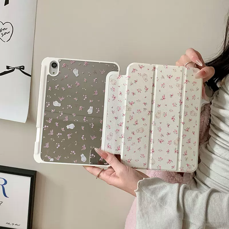 Пластиковый чехол для iPad 13-дюймов в виде цветка девушки-коши, плоская панель, для Pro 2022 air4/5