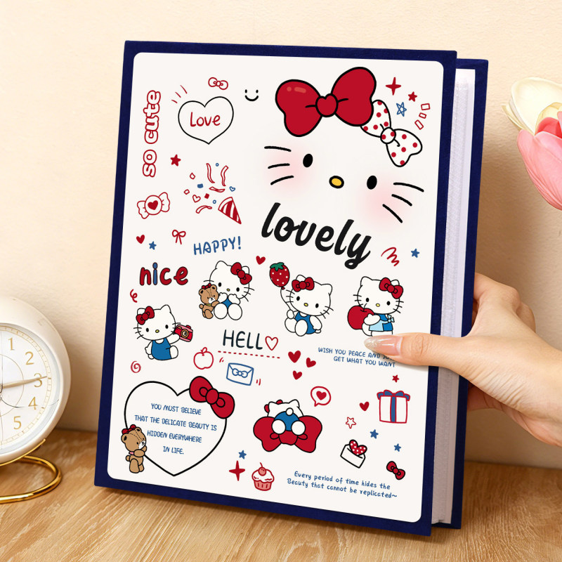 Children's Photo Album, Baby Growth Photos, Large Capacity, 3-Inch Polaroid 456 Storage Memory Album, Hellokitty Children's Photo Album, Baby Growth Photos, Large Capacity, 3-Inch Polaroid 456 Storage Memory Album, Hellokitty