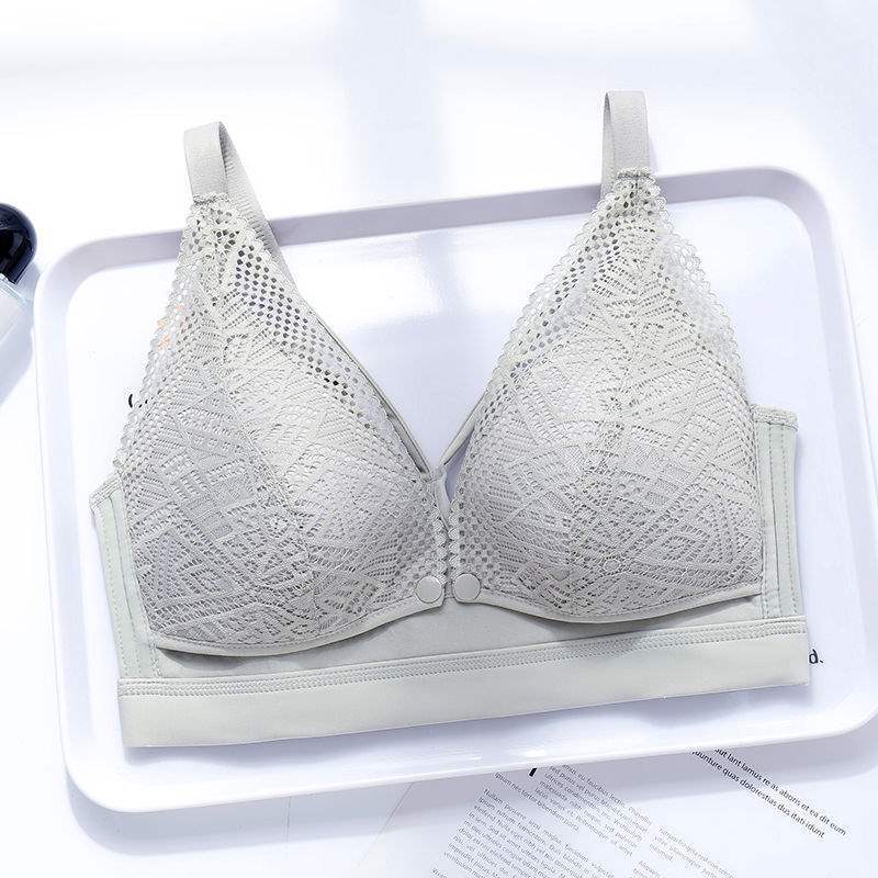 哺乳文胸聚拢防下垂产后喂奶前开扣孕妇内衣女款胸罩母乳bra|undefined