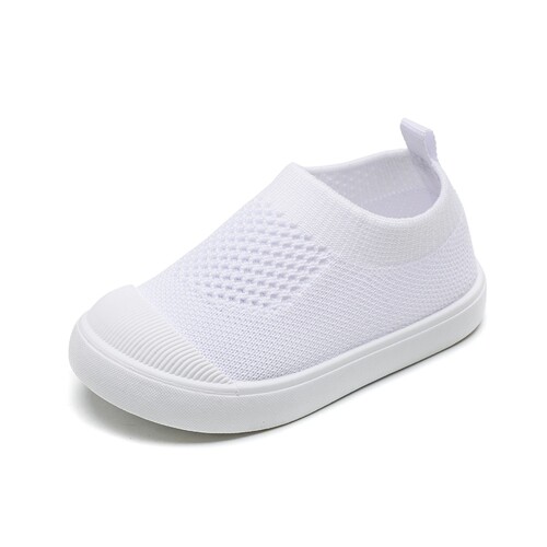 Baby Learning to Walk Shoes, Flyknit Breathable Anti-Slip Socks Shoes, Soft Bottom for Boys and Girls, Children's Kindergarten Indoor Shoes, Cross-Border Dropshipping