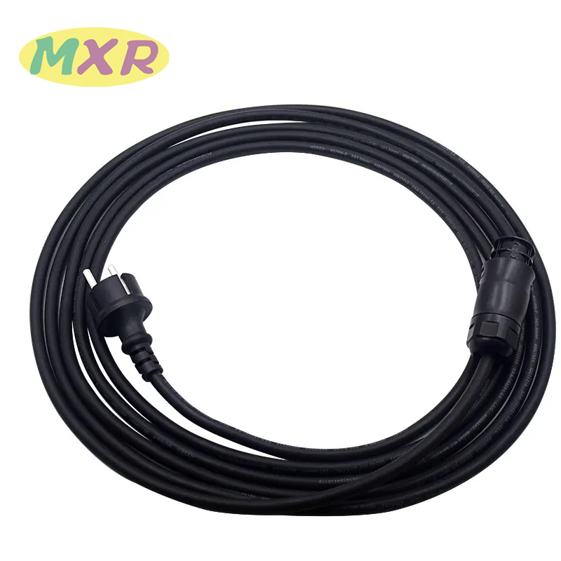 3*1.5mm² H07RN-F微型逆变器3芯欧规转BC01母电源线 外贸亚马逊