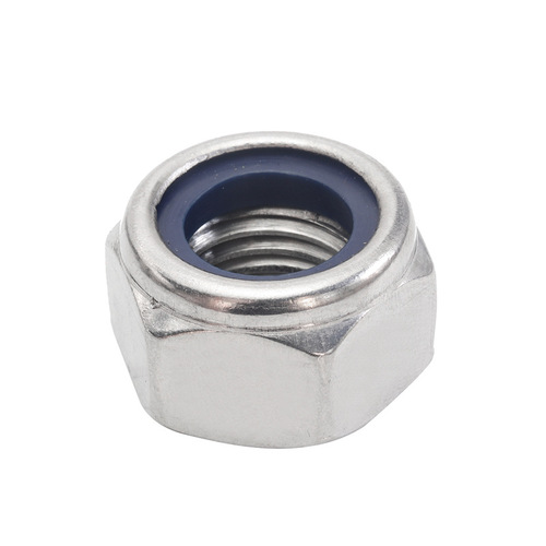 304/316 stainless steel nylon lock nut anti-loosening self-locking nut DIN985//M4M5M6M8M10