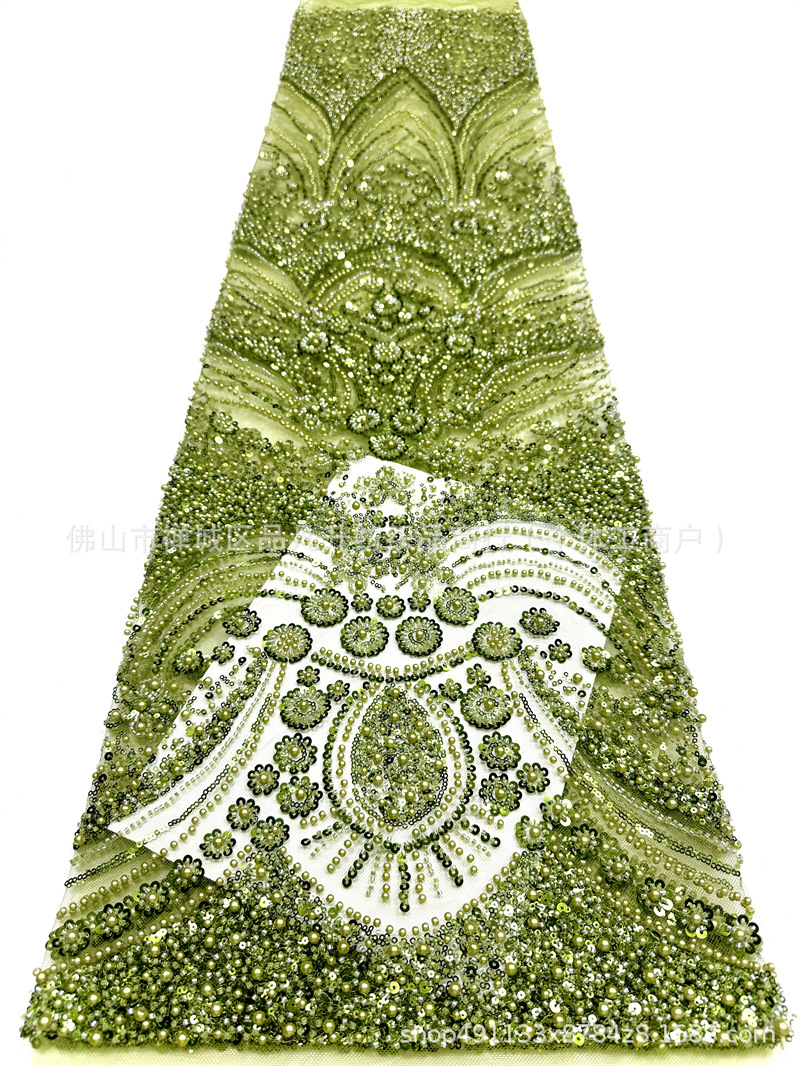 Nuevo vestido de novia de moda vestido de cena de moda tela de perlas brillante comercio exterior transfronterizo al por mayor