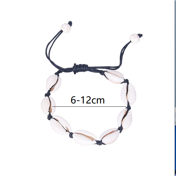 2PCS Jewelry Shell Handwoven Personalized Bracelet Bohemian Style Creative Handicraft_voghion.com
