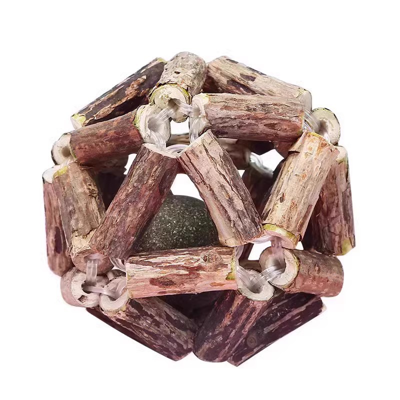 Mutian Polygonum catsum palo de gato divertido juguete para gatos auto-hola bola de hierba para gatos para aliviar el aburrimiento bola de menta gato gato gatito palo molar