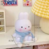 4#Blue scarf Bunny