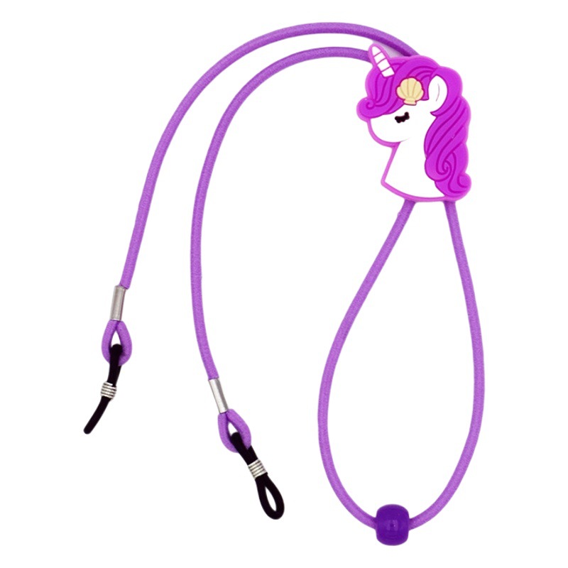 Glasses anti-fall artifact lanyard children anti-slip rope cross-border e-commerce unicorn eye rope cartoon
