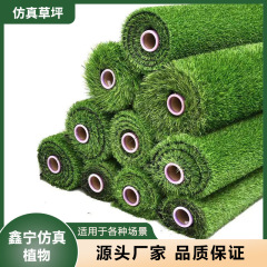 批发足球场户外绿植装饰物背景墙塑料围挡幼儿园人工草皮仿真草坪