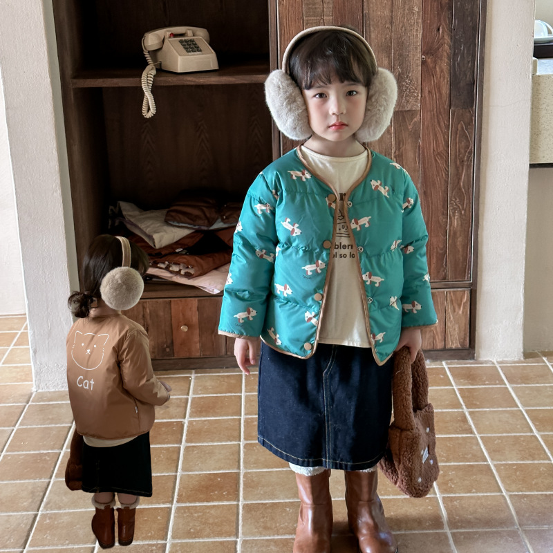 Niñas Bebé ropa de otoño e invierno ropa de bebé de doble cara para niños chaqueta cálida para niños Jiujiang forro de chaqueta para niños