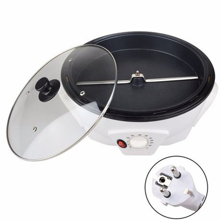 Electric coffee bean baking machine peel tea industry bean baking machine peanut melon seeds bean baking machine popcorn frying machine