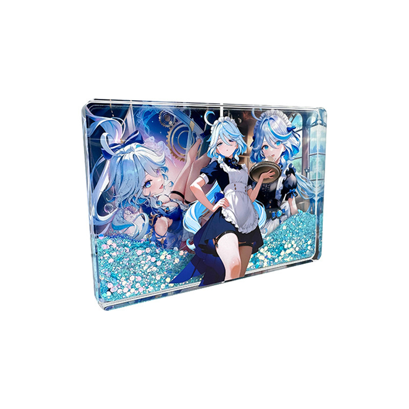 アクリル流砂クリスタルレンガカスタマイズ原神ゲームアニメーション周辺装飾品二次元キャラクター透明クリスタルレンガ|undefined