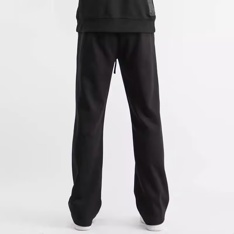 Tricoturi sport tricotate de primăvară și toamnă pentru băieți, pantaloni scurți casual cu micro-pull, cu picior drept, la modă și versatil_voghion.com