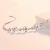 Fuchsia platinum bracelet