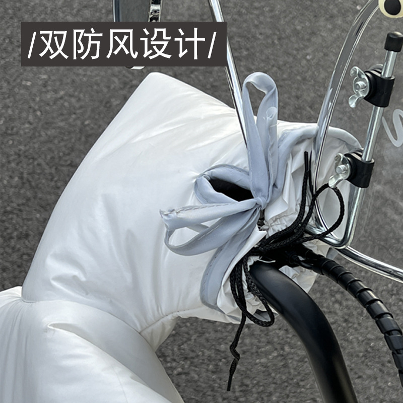电动车挡风被冬季加绒加厚摩托电瓶车防雨保暖防风罩2025新款通用|undefined