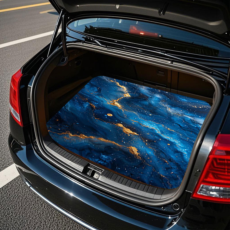 Temu Hot-Selling Universal Car Printed Floor Mats 7-Piece Set, Car-Specific Cup Mats 2-Piece Set, Jit One-Piece Drop Shipping