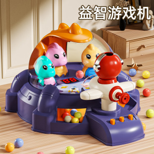 Cross-border toy electric pinball machine children's game console desktop parent-child interactive puzzle scoring target wholesale