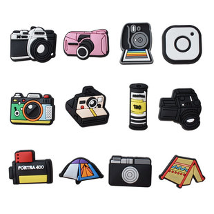 Outdoor tools camera shoe flower hole shoes shoe buckle detachable shoe decoration accessories cross-border e-commerce shoe flower wholesale