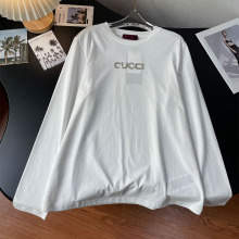 25年秋季新款韩版时尚休闲宽松字母长袖棉质高版本品质上衣T恤潮