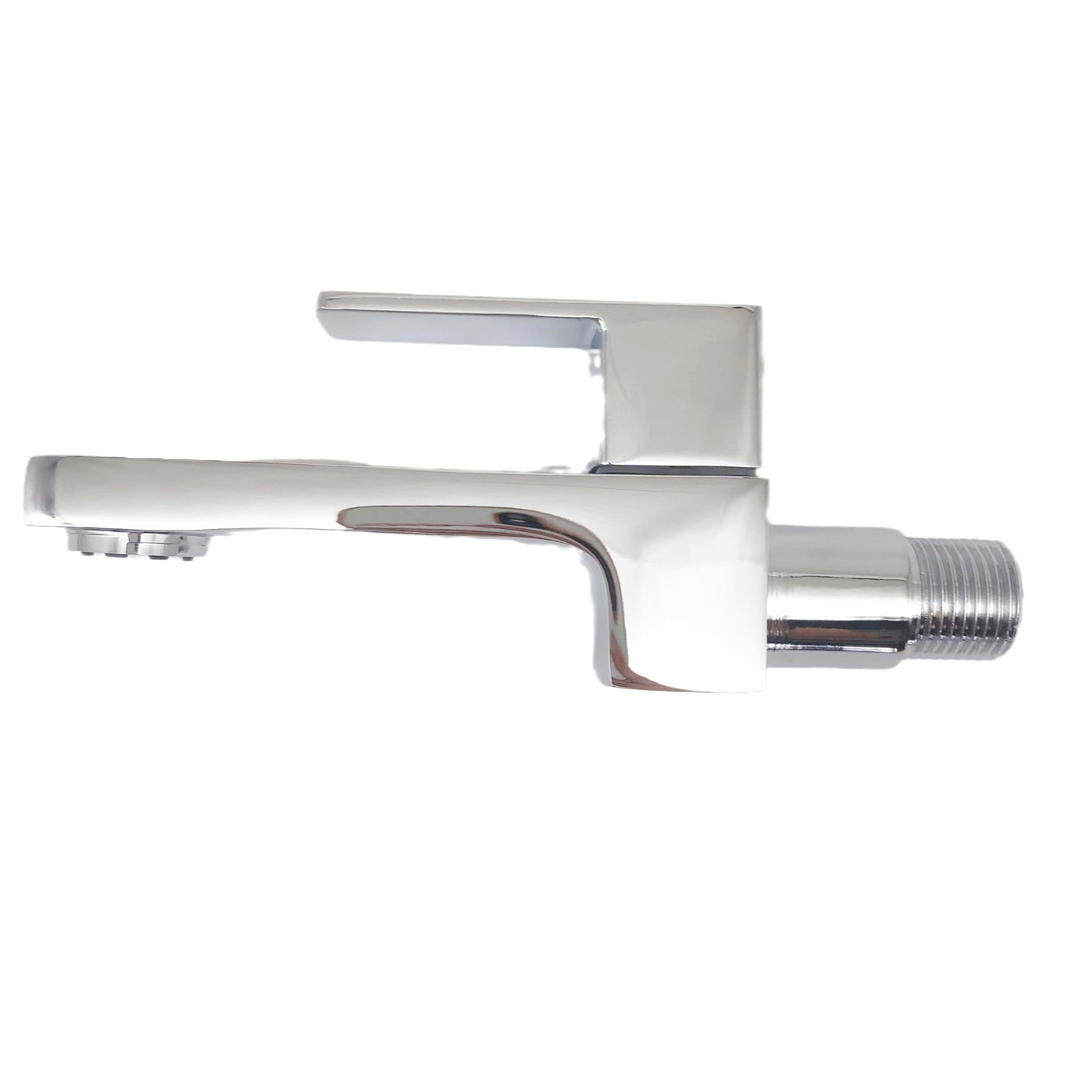Cuadrado de cobre grifo de Pared de enchufe de Pared cuadrado grifo de latón de agua fría rápido abierto cuadrado grifo de pared