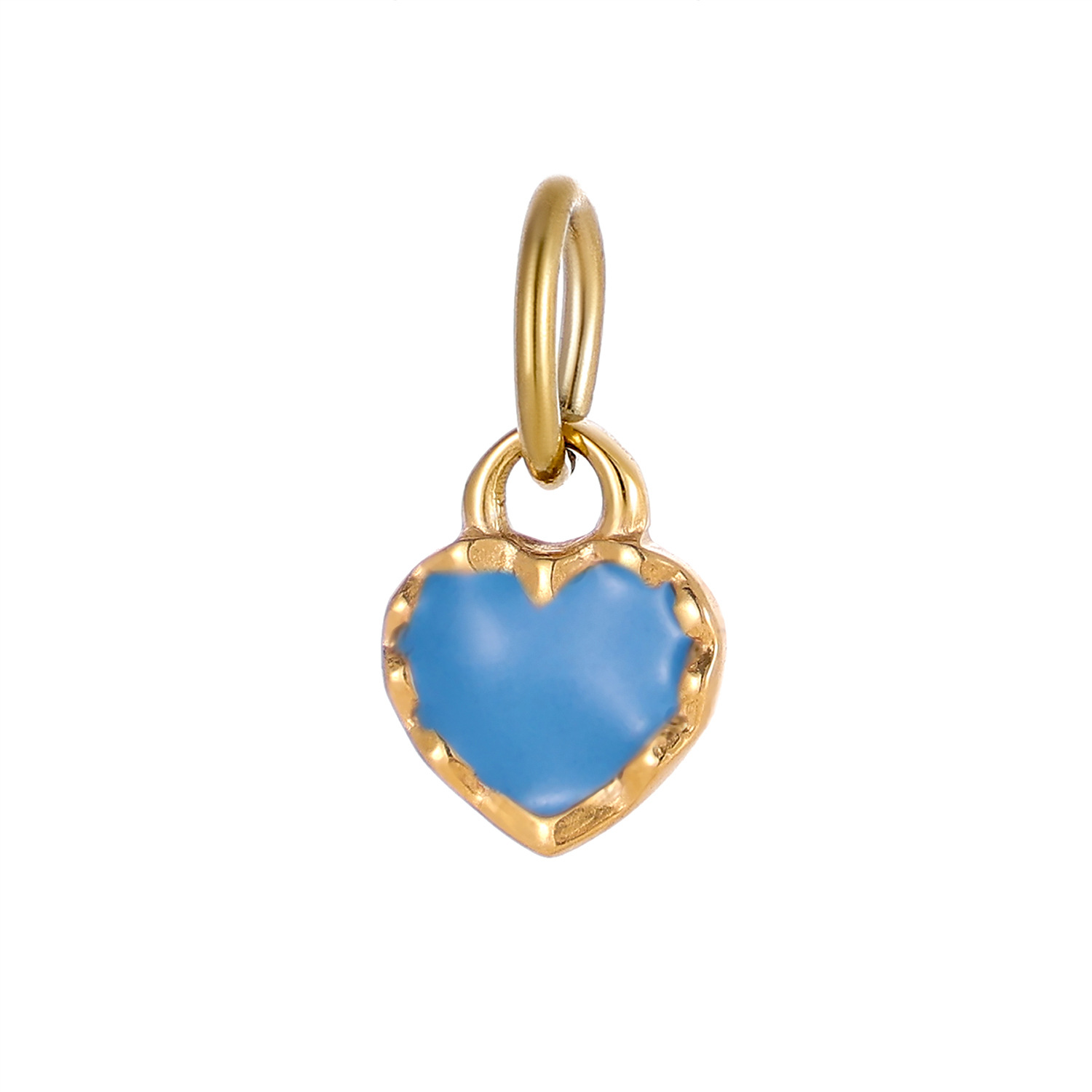 2g Weight Pendant Jewelry Making Type 8*10mm Jewelry Making Size DIY Jewelry Accessories Classification 1 Piece Quantity Titanium Steel Material Heart Shape Pattern Plating Design Simple Style Style 1 Piece 8*10mm Titanium Steel Heart Shape Pendant 28