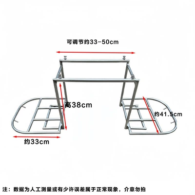 New Model of Electric Scooter Motorcycle Frame with Foldable Heavy-Duty Rack for Street Vending, Two-Wheeled Electric Vehicle Cargo Rack (Motorcycle frame) - motorcycle-rack