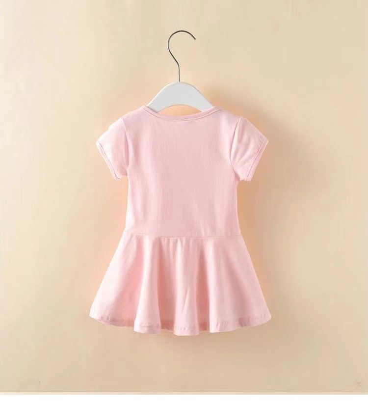 Princess Solid Color Cotton Girls Dresses display picture 6