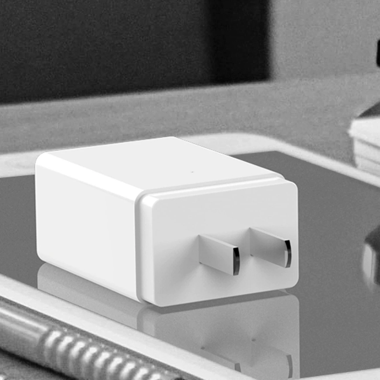 USB-зарядное устройство QC3.0 18W, 5V3A 9V2A 12V1.5A, компактный настенный адаптер