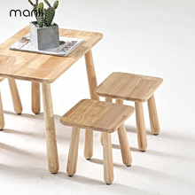实木小凳子家用客厅矮凳方凳儿童靠背小椅子简约圆凳小型木凳子