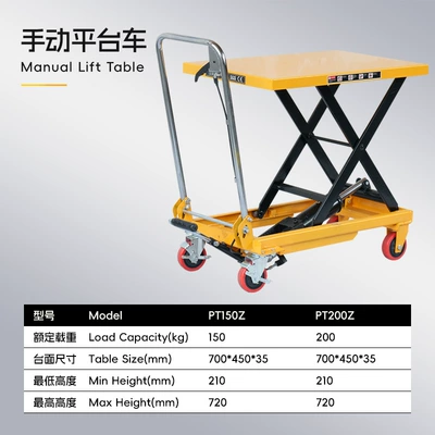 Avtomobil fırlanan platformaları | Loading and Unloading Truck - folding-200kg-to-720mm-countertop-700450