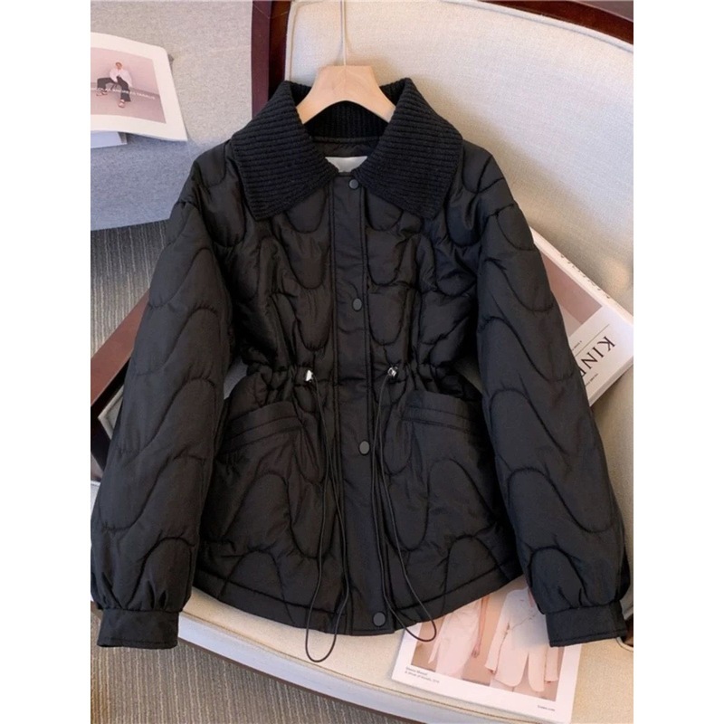 加厚羽绒棉服女冬新款时尚洋气百搭小个子棉袄翻领棉服短外套|undefined