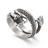 Retro fashionable ring stainless steel, European style