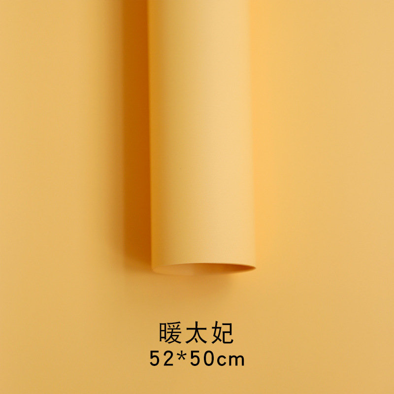 Huaxi espesar 7,5 seda dopamina color sólido papel de moda impermeable flor embalaje de papel floral ramo floral al por mayor transfronterizo