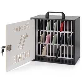 手机收纳盒木制教师手机实木存储盒手机收缴盒木制跨境手机收纳柜