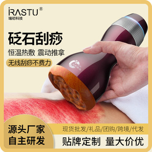 Portable Rechargeable and Plug-In Dual-Purpose Stone Warm Moxibustion Instrument, Scraping and Massage Instrument, Hot Compress, Vibration, Yang-Tonifying Tank