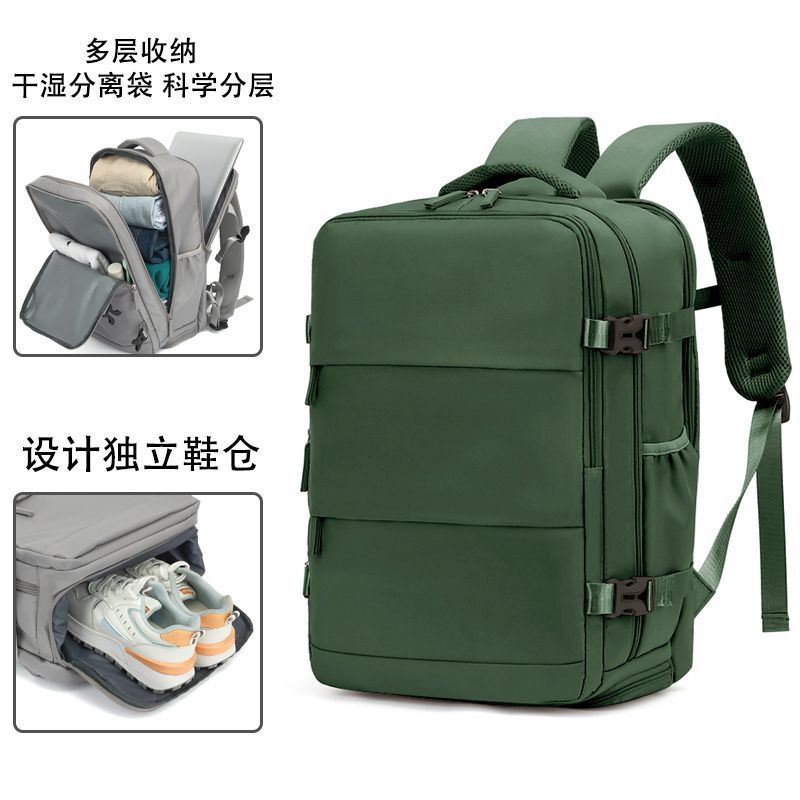 Mochila de viaje de gran capacidad para mujer, mochila para hombre, bolso de viaje ligero para viajes de corta distancia 2023, nuevo viaje de negocios ligero