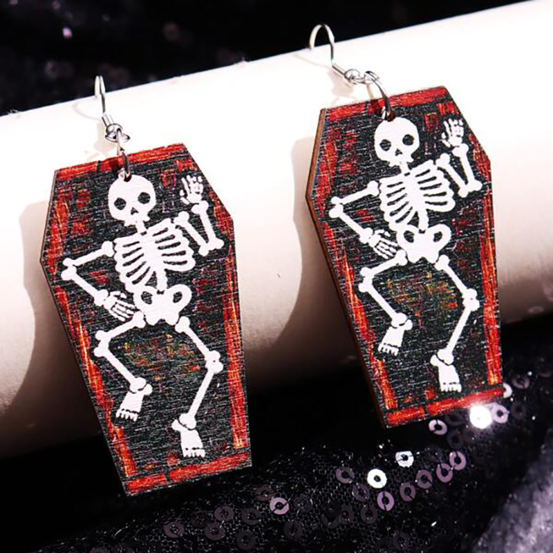 funny wooden skeleton