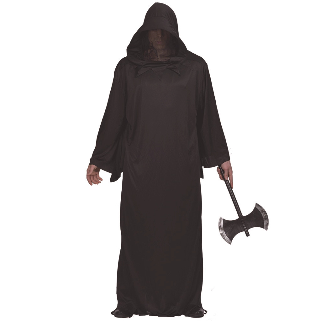Amazon desea el suministro transfronterizo traje de Halloween traje negro frío Guerrero cospaly apoyos traje