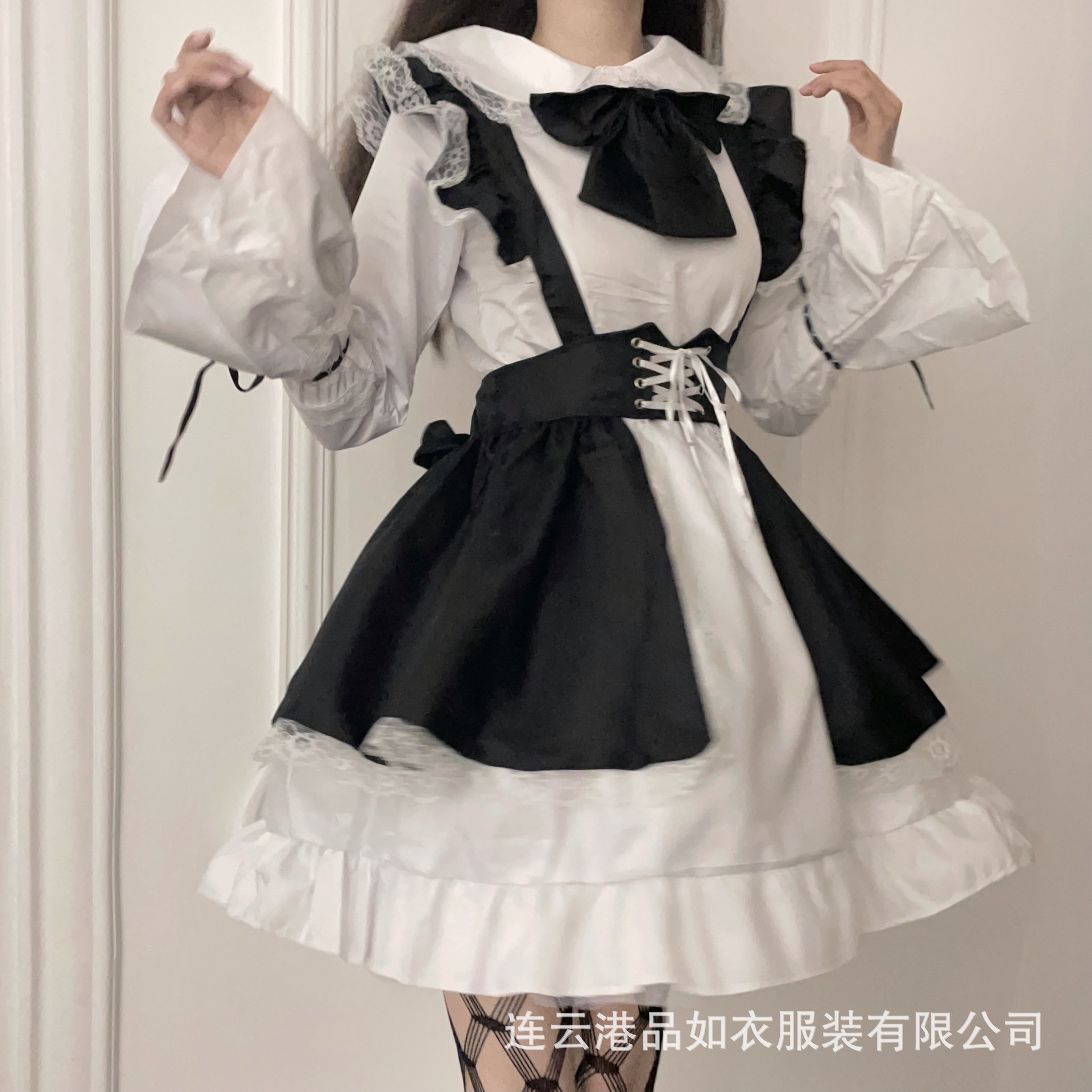 污力兔情趣内衣性感黑白女仆女佣制服诱惑cos角色扮演 酒吧表演服-阿里巴巴