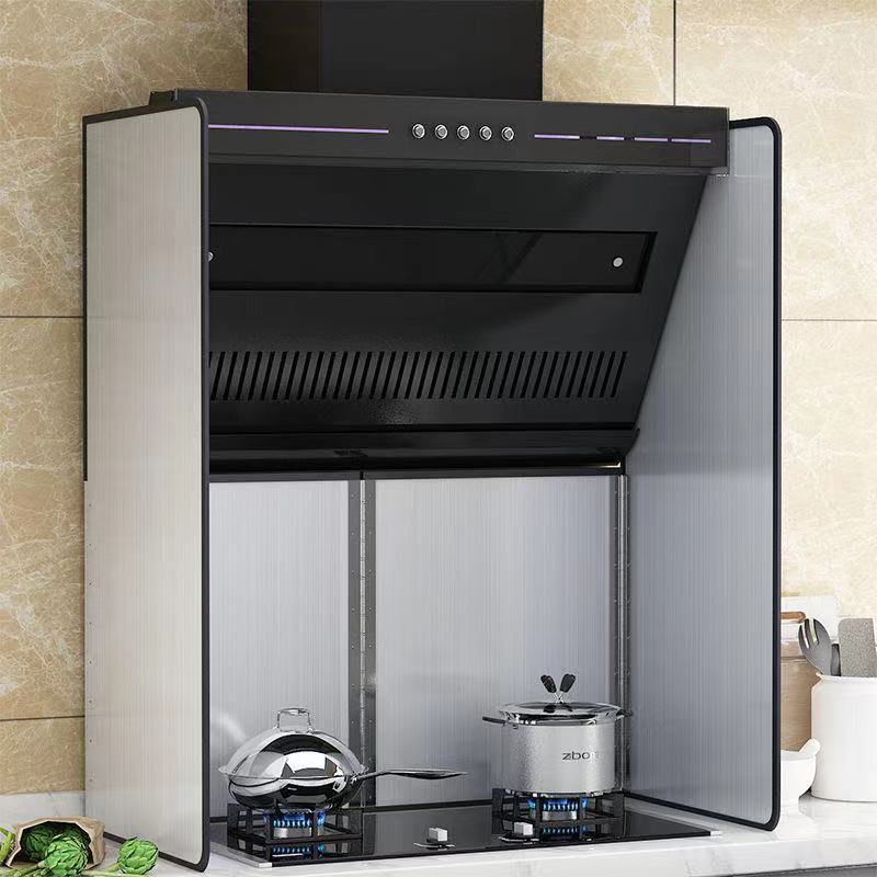 Stainless Steel Oil Baffle Kitchen Cooking Oil Splash Baffle Gas Stove High Temperature Resistant Thickened Range Hood Heat Insulation