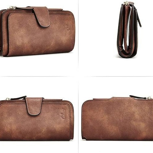 Suphiar personalizado nuevo tipo de bolso largo para hombres y mujeres, cremallera coreana, bolso de cambio de múltiples tarjetas, bolso de mano transfronterizo